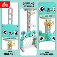Gambar SPEEDS Mainan Ring Bola 4in1 Basket Anak Gawang Bola Anak Toys Tiang Basket Karakter Lucu Hiburan Anak LX 001-1501 - 001-M1501 Biru dari SpeedsShop Kota Surabaya 3 Tokopedia