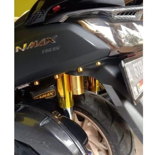 Product Introduction of Paket komplit cover shock/Pengaman shockbreaker depan belakang plus Jalu As motor Yamaha Nmax old/new 5