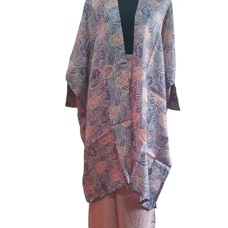 outer batik viscos mewah Atasan Baju Motif Panjang 3