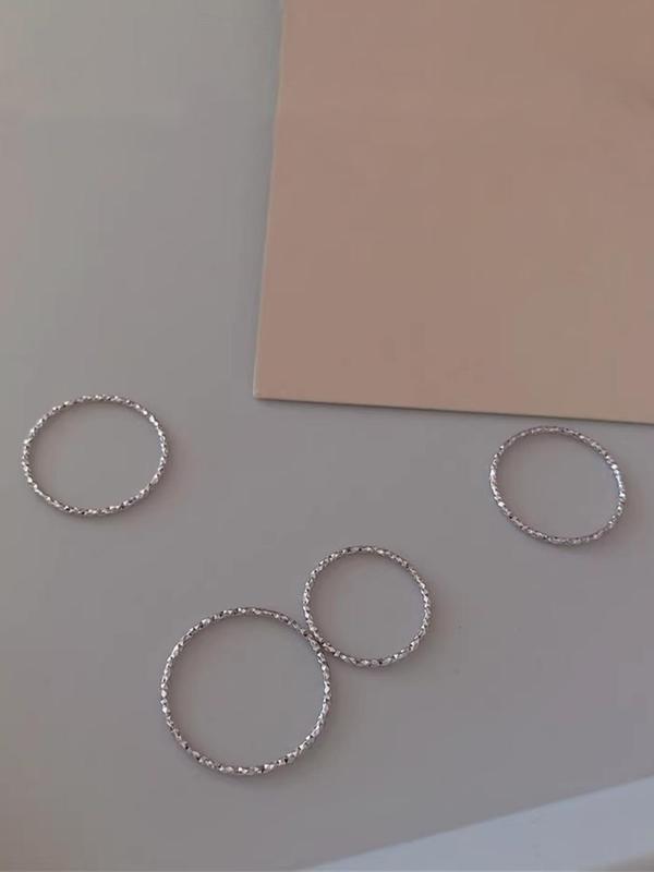 Women's Elegant Minimalist Ring Set, Trendy Exquisite Ring Set, Fashionable All-match Accessories As Gift for Women & Girls 4