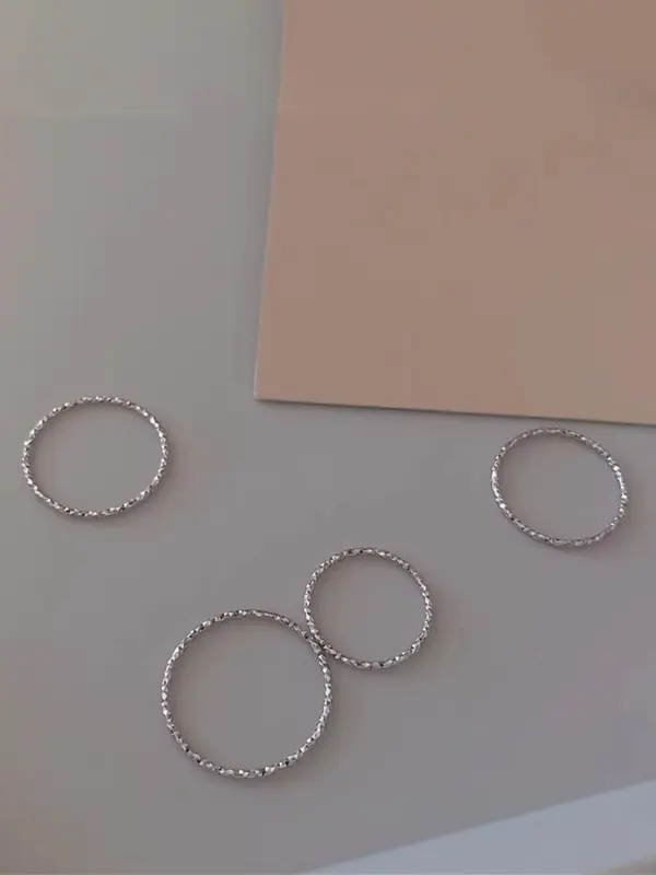 Women's Elegant Minimalist Ring Set, Trendy Exquisite Ring Set, Fashionable All-match Accessories As Gift for Women & Girls 4