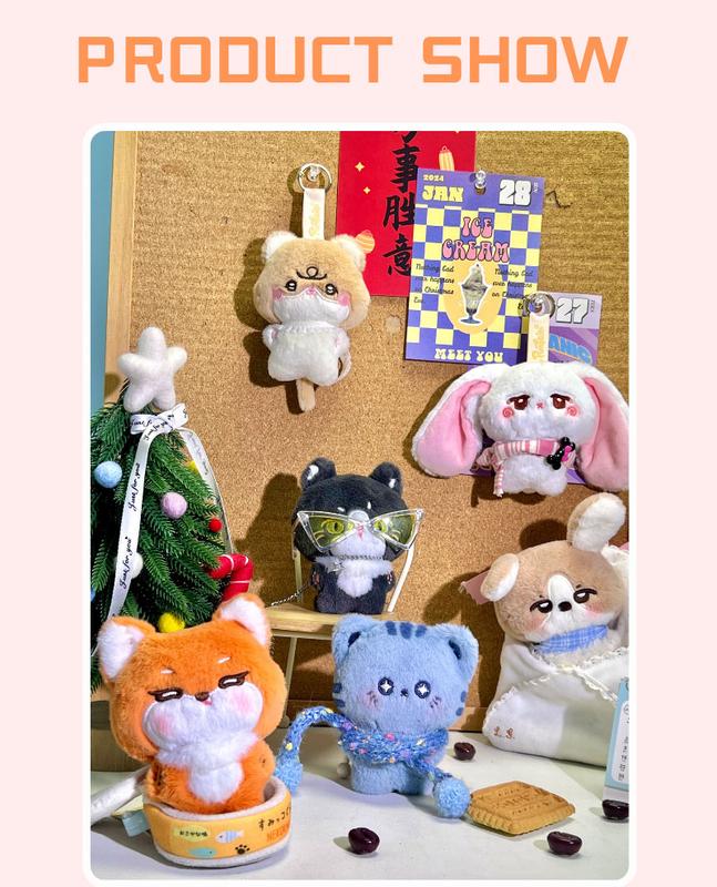 Guaila Nome Funfoir Animal Doll Plush Series gấu bông dễ thương Blind box Hộp mù