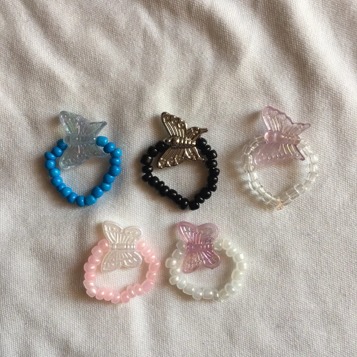RING BEADS BUTTERFLY | CINCIN KUPU KUPU | KOREAN RING BEADS | CINCIN BEADS KOREA CINCIN MANIK Perempuan