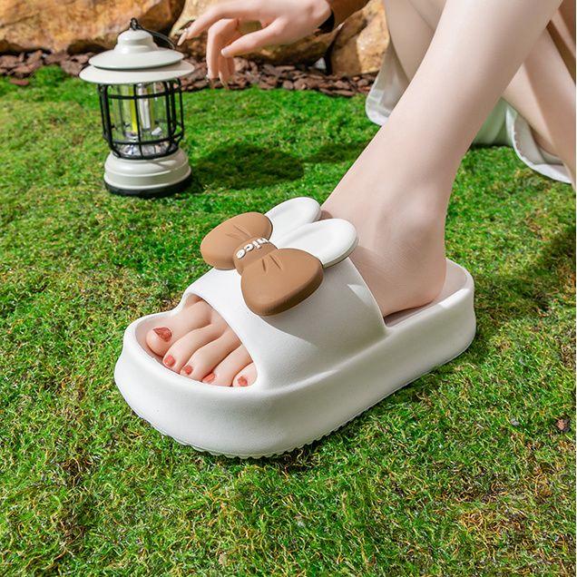 Dép Lê Nữ, Thiết Kế Dễ Thương, Thoải Mái Mùa Hè, Có Thể Đeo Ngoài Trời, Đế Dày, Thích Hợp Sử Dụng Trong Nhà, Chống Trượt, Thời Trang, Phong Cách Người Nổi Tiếng Trên Internet, Hàng Mới Về 3