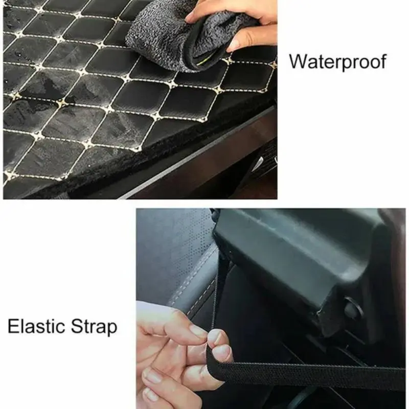 Car Center Console Armrest Pad, 1 Count PU Leather Waterproof Car Armrest Box Mat, Universal Car Interior Accessories for Women & Men 4