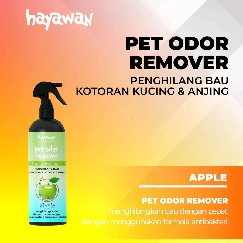 Pet Odor Remover Spray Penghilang bau Pesing pipis hewan anjing kucing hamster 3