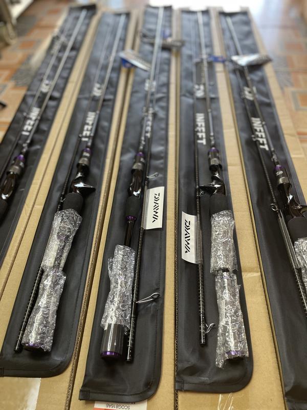Cần Lure DAIWA INFEET máy ngang hoặc máy đứng CÂU LÓC CHẼM CHUỐI BÔNG Bắt Cá Đi Câu
