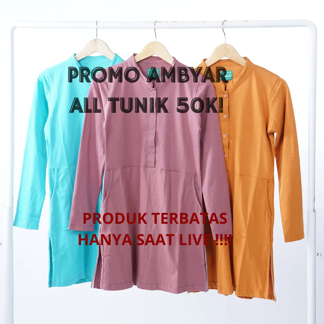 PROMO AMBYAR TUNIK CANTIK 50K!!
