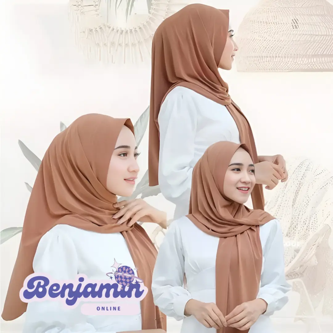 100 RIBU DAPAT 4. Hijab Segitiga instan Jersey Premium | Kerudung Segitiga Daily Malay instan | Jilbab Segitiga Premium
