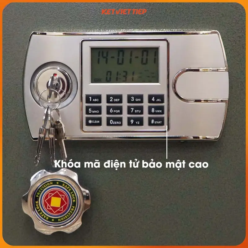 Két sắt Việt Tiệp KA78DT Điện Tử Chống Cháy 100kg [Miễn phí giao hàng toàn quốc] 4