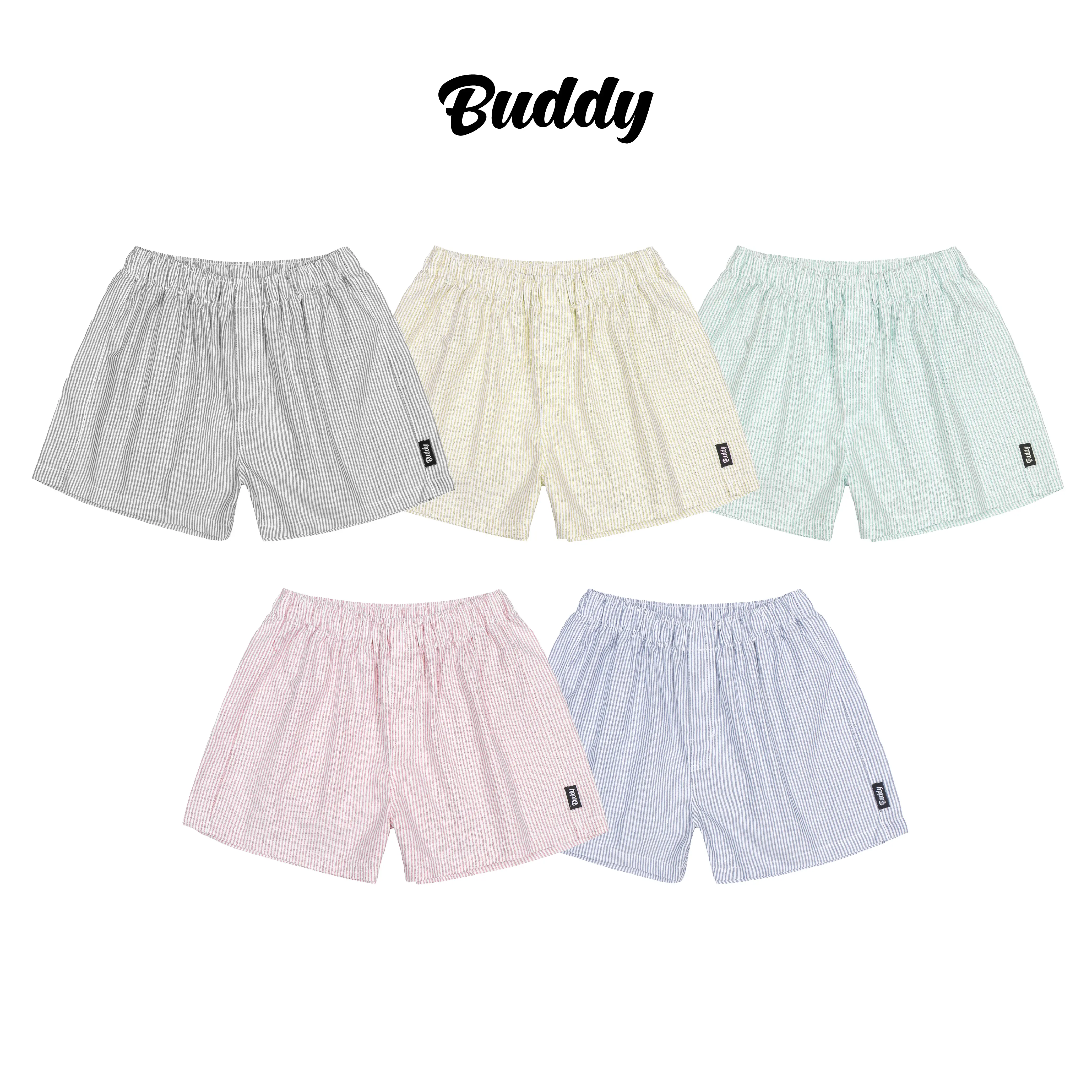 Buddy Boxer - Quần Đùi Ngủ Kate Nam Nữ Form Ngắn Thoải Mái Mặc Nhà