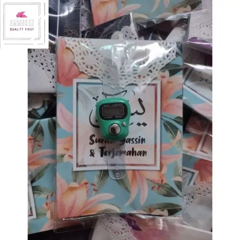 Doorgift Tasbih digital dgn buku untuk kenduri perkahwinan raya Set Attire Poket