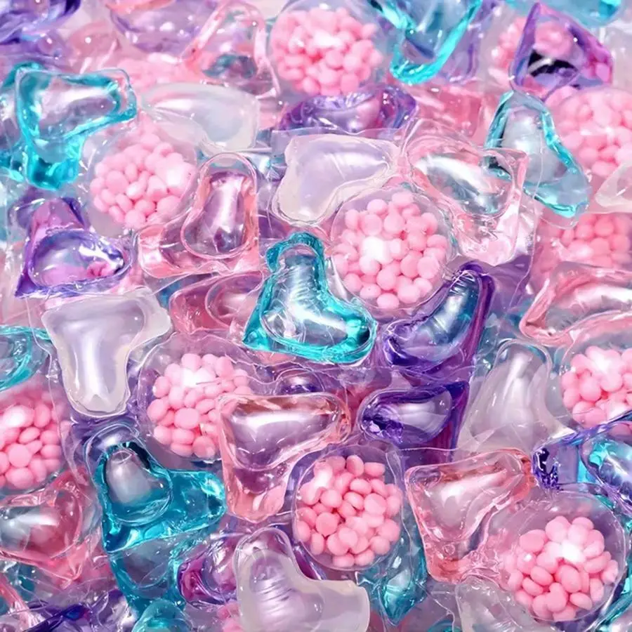 5 in 1 Long Lasting Fragrance Laundry Beads, 50/80pcs/set Portable Laundry Detergent Beads for Home & Travel, Home Essentials