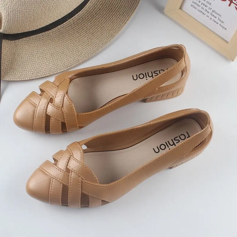 LVR TG1726 Sepatu Flat Shoes Wanita Jelly Fashion 6