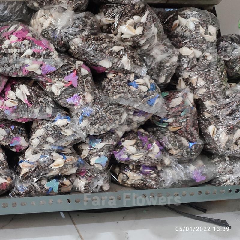 Tirai pintu kerang gorden cangkang kerang asli 5