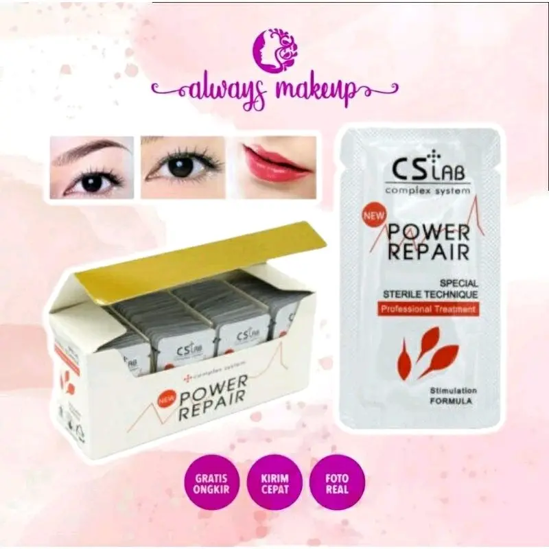 CSLAB isi 3 BUAH Power repair After care repair bb glow / After mts Bibir Gelap Pelembap Bibir