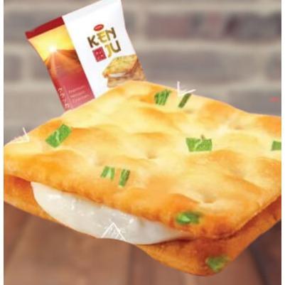 Bánh Kenju quy hành kem dẻo túi 186g - Richy Group - Bánh cracker vị rau nhân kem dẻo - Ăn Vặt, Snack 4