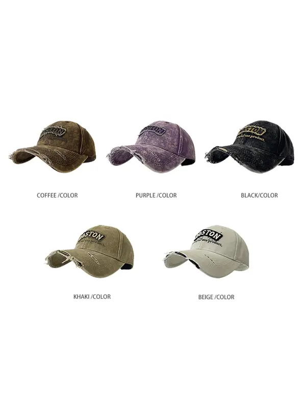 Vintage Style Baseball Cap, Casual Adjustable Hat for Men & Women, Fashion Accessories for Daily Wear 2