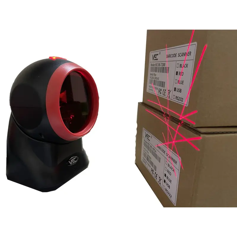 BARCODE SCANNER OMNI LASER VSC BS-7200 - USB - MULTIDIRECTION TERMURAH Blue 4