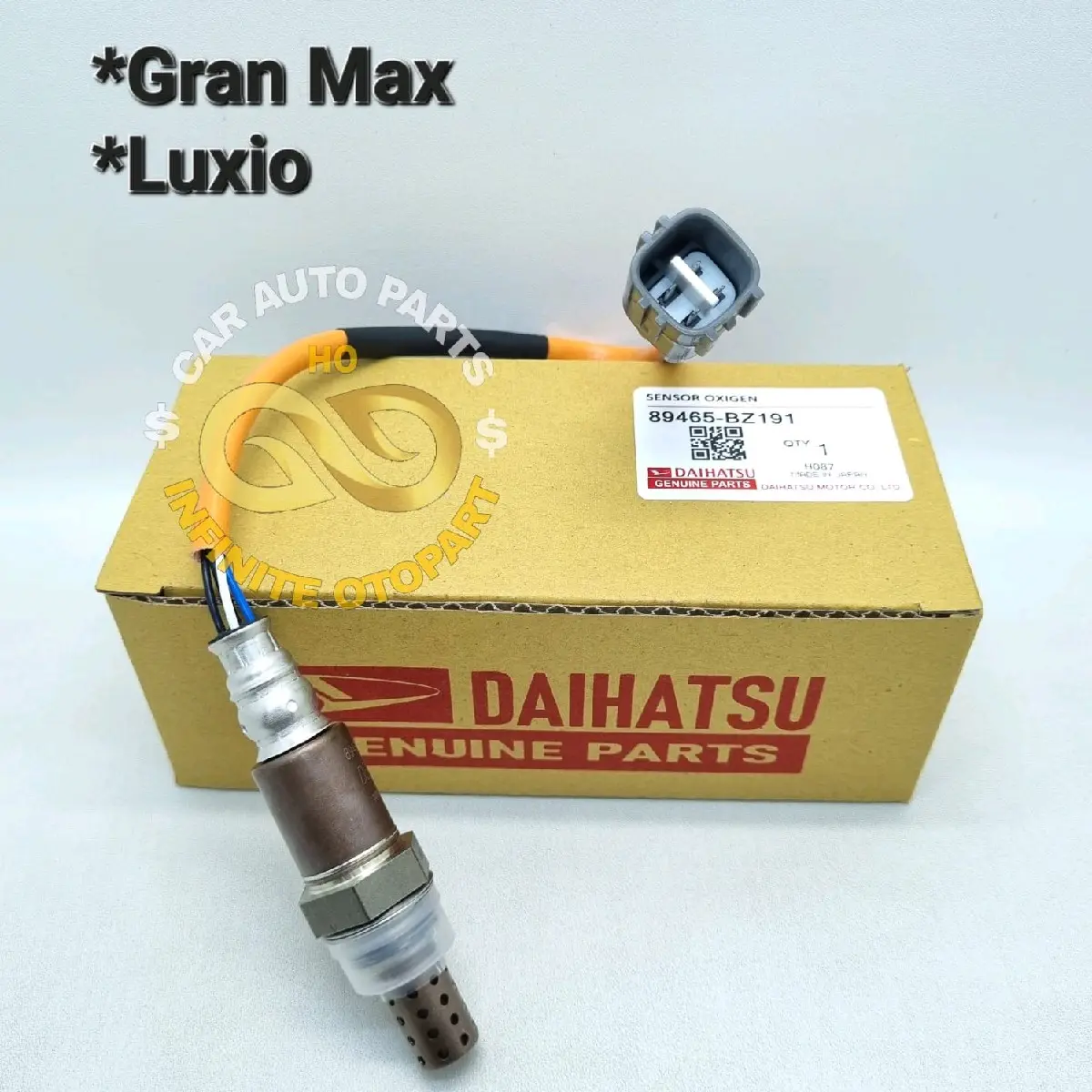 SENSOR O2 OKSIGEN OXIGEN KNALPOT GRAN MAX GRANMAX GRAND MAX GRANDMAX 1.5 1500CC LUXIO RUSH TERIOS 89465-BZ191 QUALITY