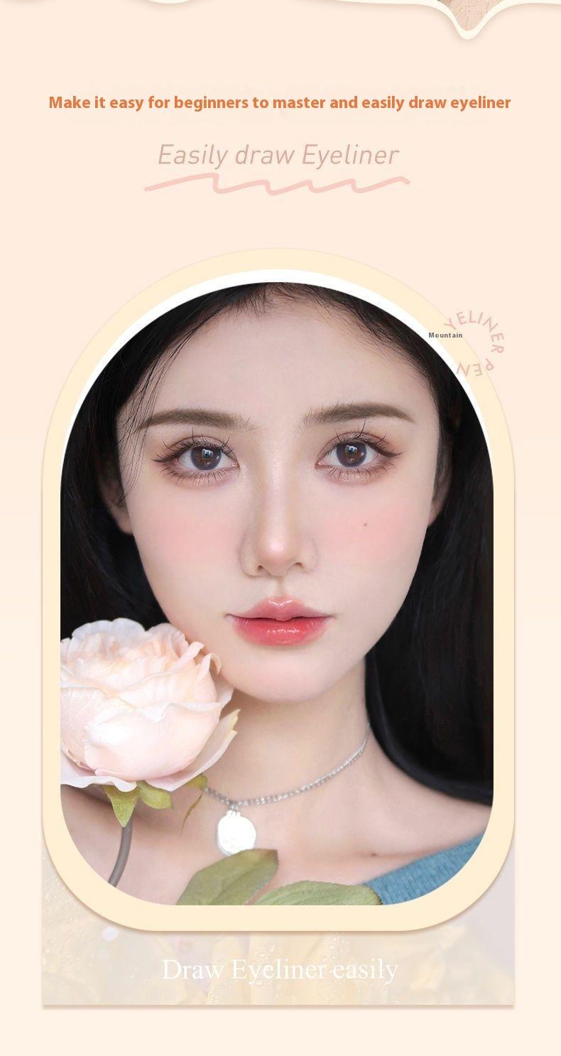 Product Introduction of [0.01mm Ultra Fine Liquid Eyeliner]Waterproof and sweatproof Long-lasting color without smudging Student beginner eyeliner Easily create exquisite eye makeup   natural eyeliner   eyeliner 2