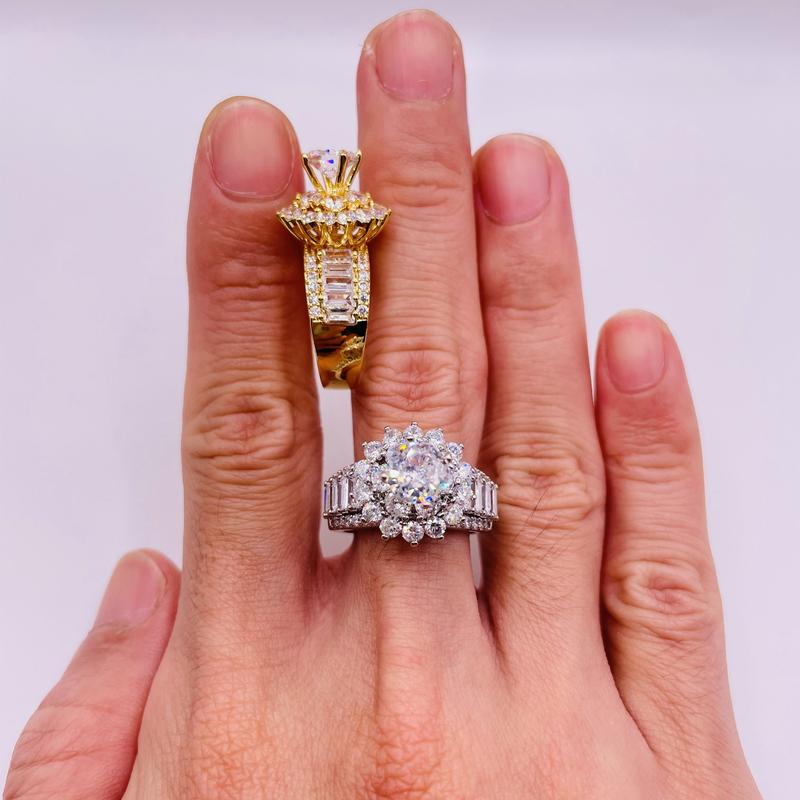 Nhẫn titan không phai không rỉ sét màu vàng hoặc trắng mã 22, Nhẫn titan nữ bền màu trangsucmoiluatuoi.RIN