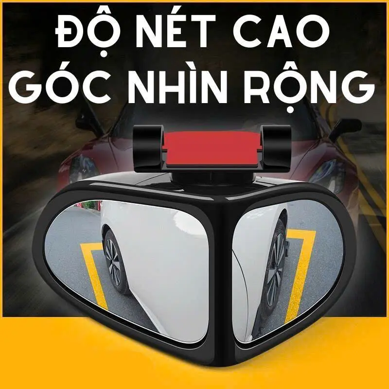 Bộ 2 Gương Chiếu Điểm Mù ô Tô Quan Sát Trước Và Sau Góc rộng Chống Nước An Toàn Khi Lái Xe - Thương hiệu uy tín guong  chieuhau 5
