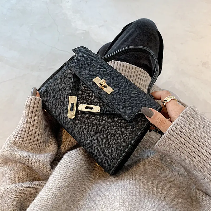 Cross-Border Niche Handbag 2025 New Women's Messenger Bag Mini Kelly Bag High Sense Trendy One-Shoulder Bag