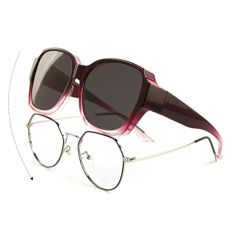 2025 Prescription Glasses Set Fashion Polarized Sunglasses for Men Large Frame UV Protection Sunglasses for Women