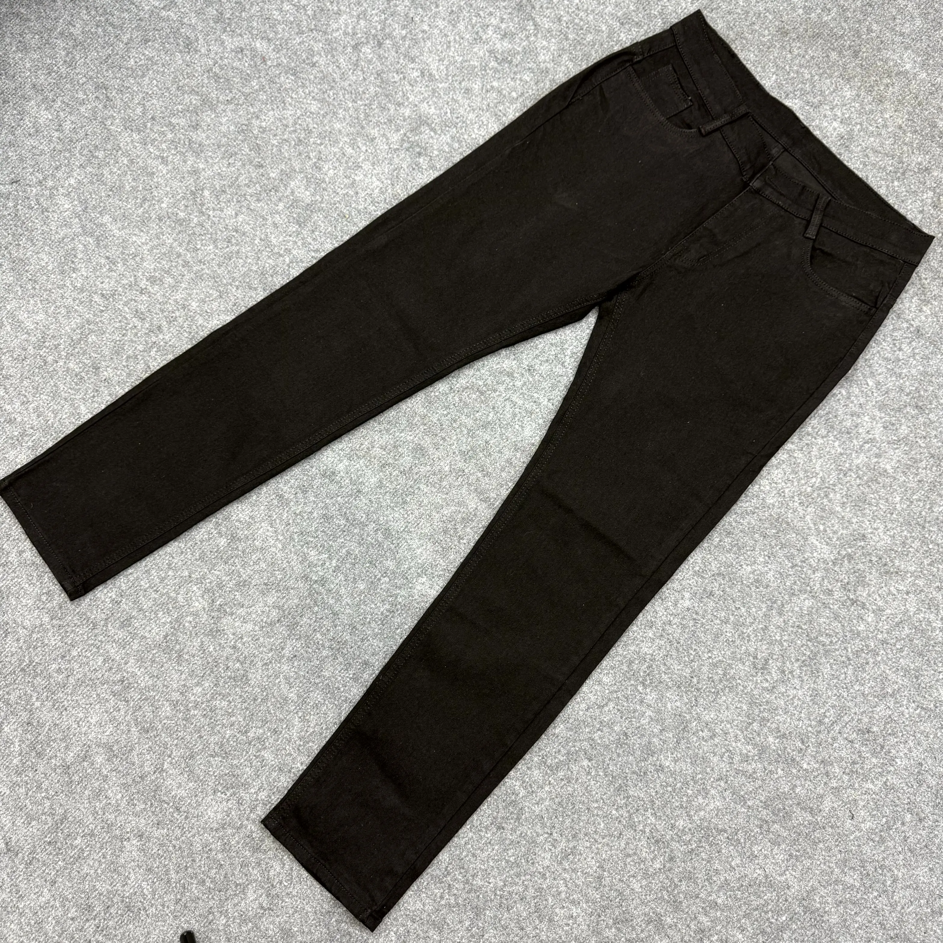 Jean dài (15) Quần Jean dài màu ĐEN TRƠN | Size từ 44kg - 98kg | co giãn nhẹ Menswear Nam Pants Quần