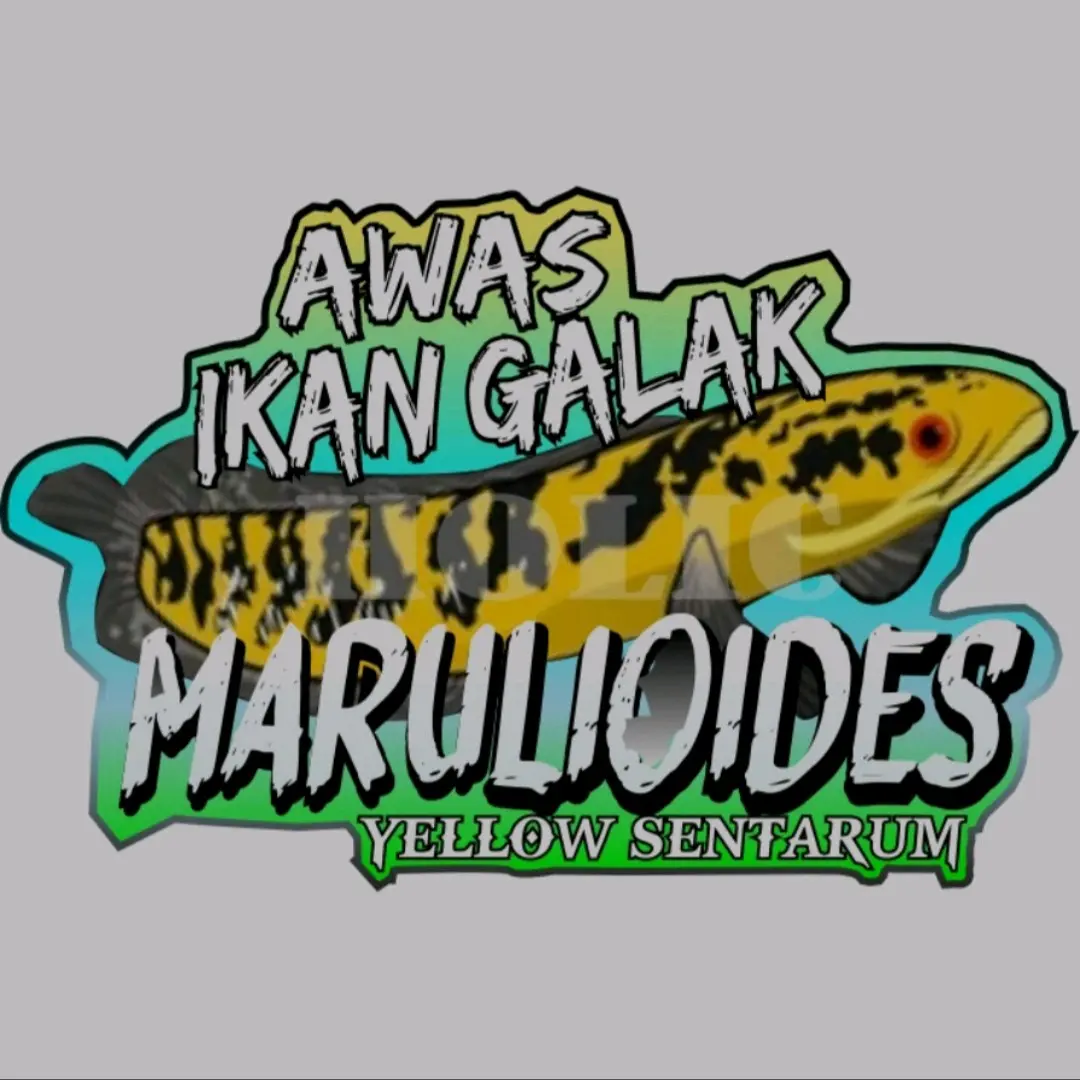 stiker maru ys kualitas 9-15cm Plastik singel