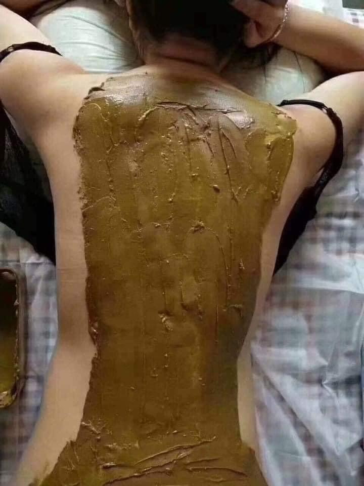 Product Introduction of Hộp bùn  gừng  1000g làm ấm nóng body cải thiện đau mỏi 1