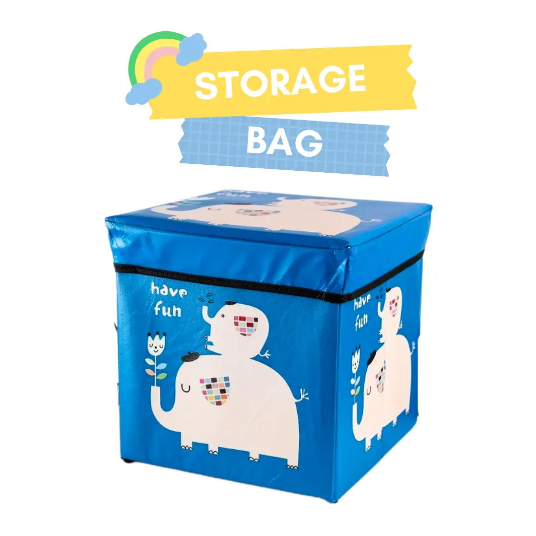 RUMAUMA Storage Box Tempat Mainan Majalah Kursi Organizer Pakaian Unik