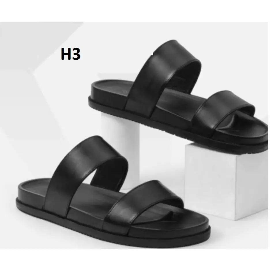 Dép hai quai doctor thái lan da nam da bò cao cấp đế cao 3cm full hộp H3