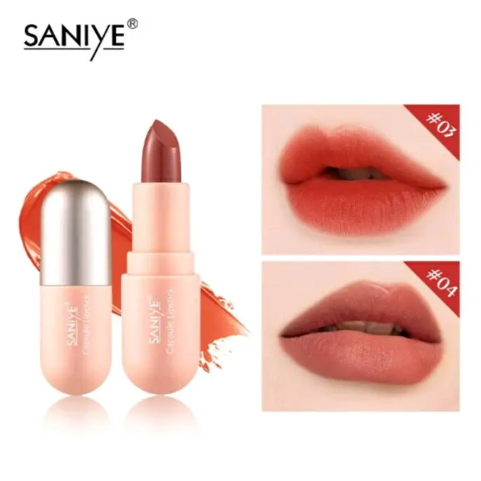 SANIYE 6 WARNA LIPSTIK VELVET MATTE TAHAN LAMA