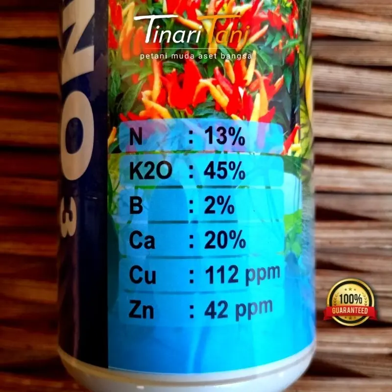 KNO3 GENERATIF Pupuk Kalium Nitrate + Potassium Oxside 1000 ML 100% Original - Tinari 3