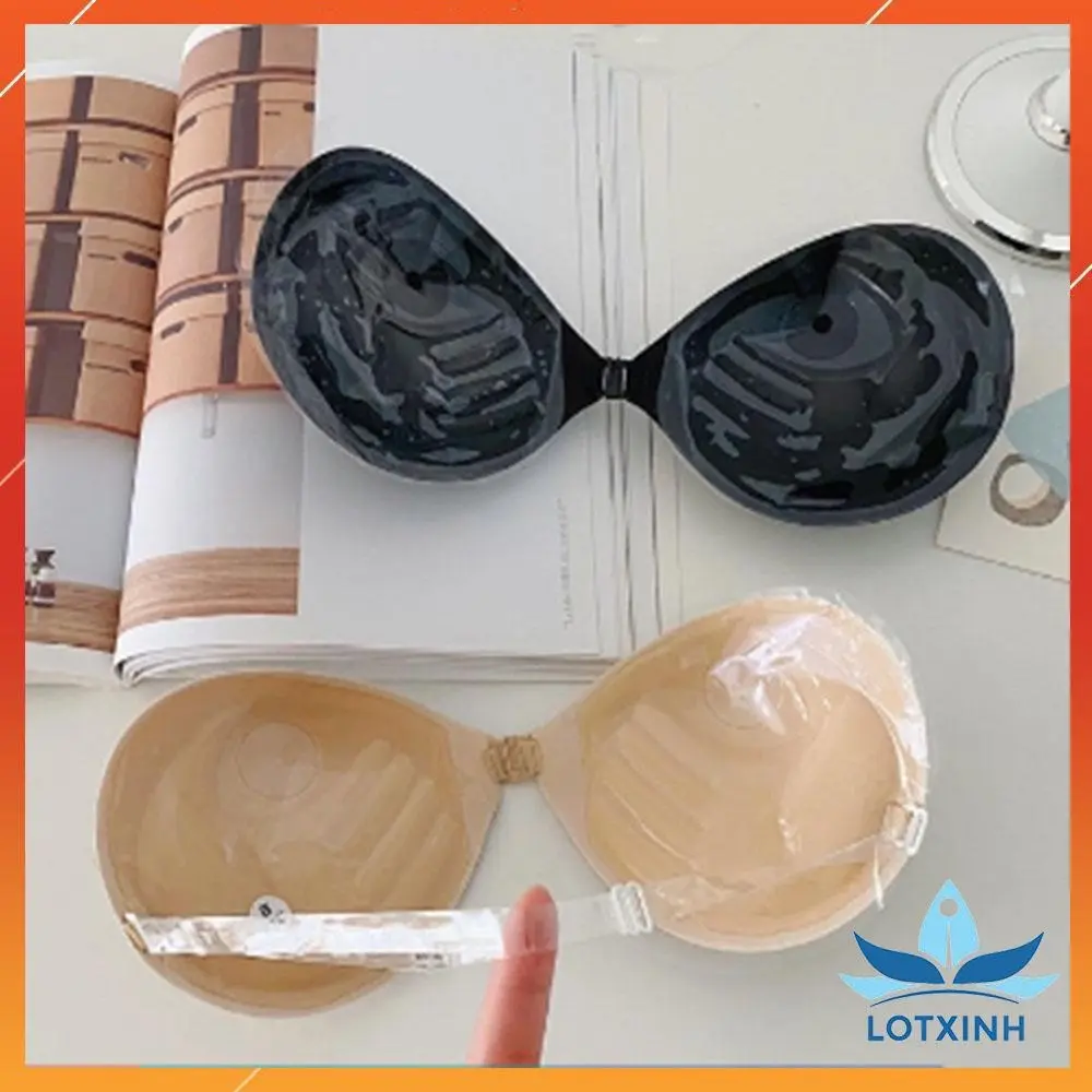 Áo dán nâng ngực bàn tay kèm dây trong Miếng dán ngực silicon SILICON CÀI TRƯỚC KHÔNG GỌNG Cho Nữ Kem Women Bra  AOLOT20