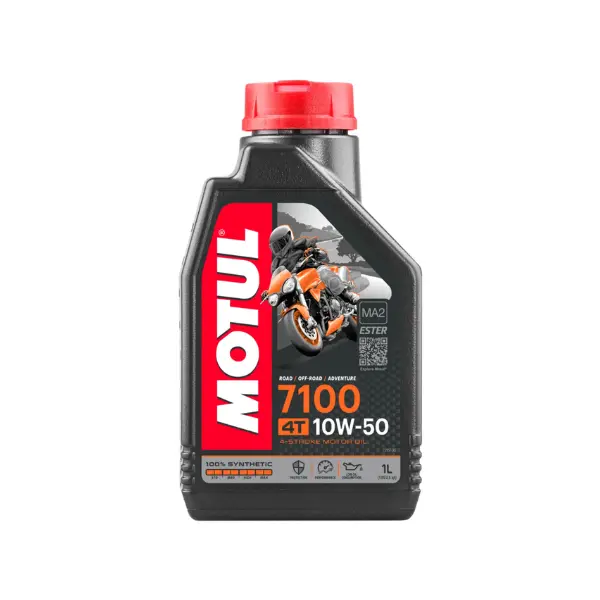 MOTUL 7100 4T 10W50 100% SYNTHETHIC OIL FOR 4 STROKE ENGINES