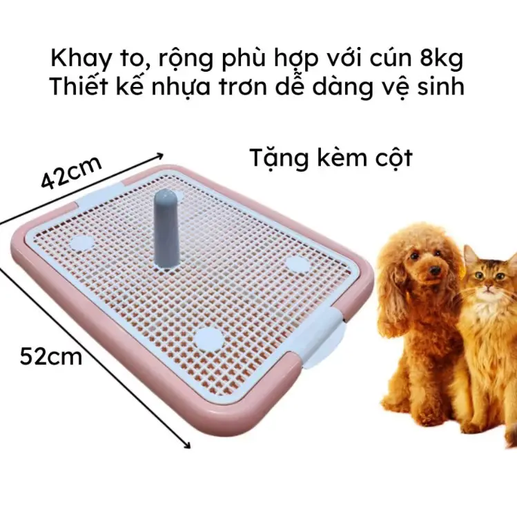 Khay Vệ Sinh Cho Chó Tiện Lợi 52x42x6CM Hỗ Trợ Huấn Luyện Cho Chó Đi Vệ Sinh Đúng Chỗ - MINIMAL Pet 2