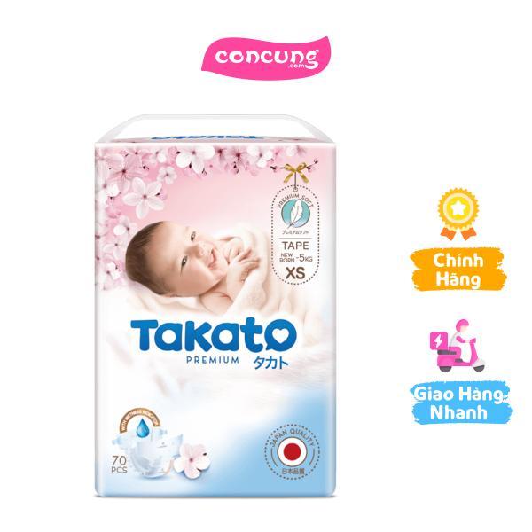 Tã dán Takato siêu mềm mại (XS, 70 miếng)