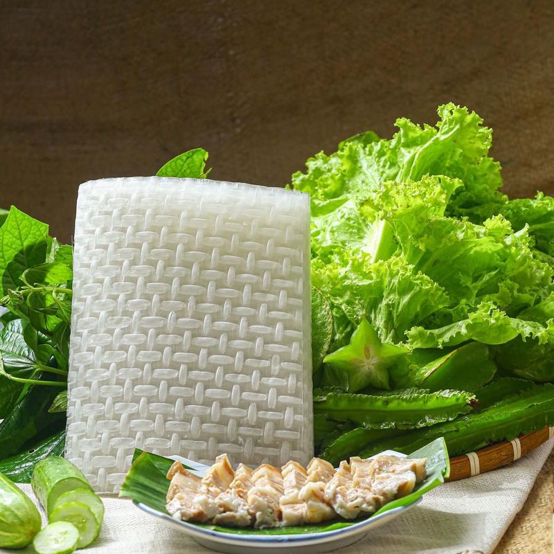 Bánh tráng Chú Hải loại vuông mỏng Food