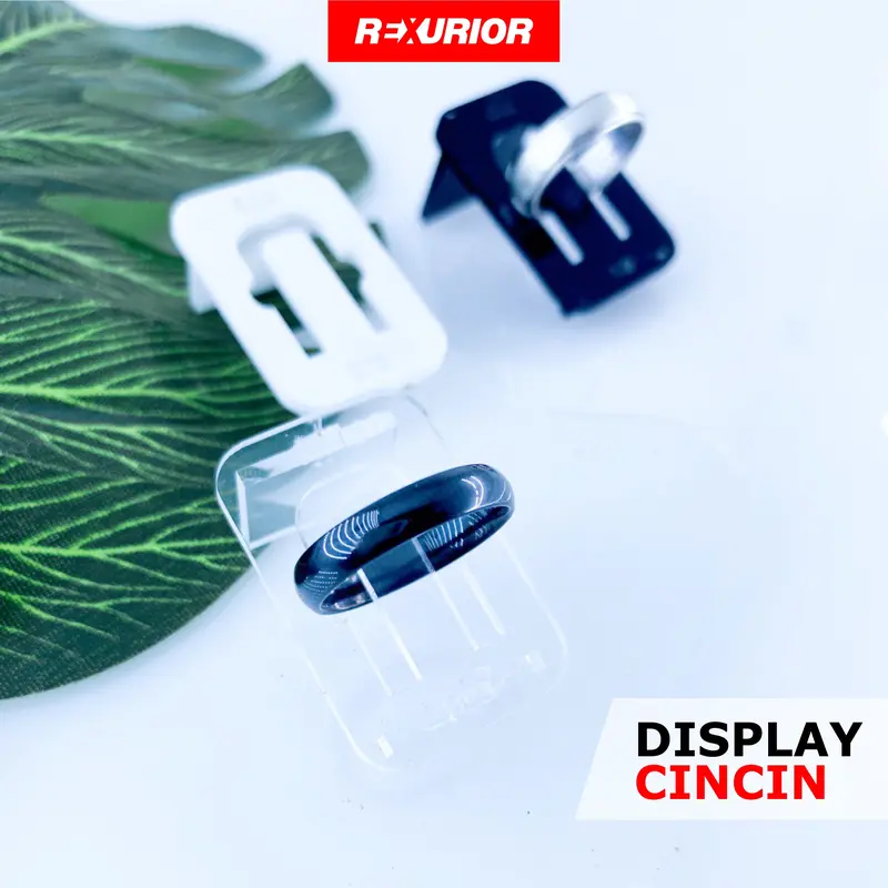 Display Dudukan jepit Ring/Cincin  Akrilik I Rexurior 0