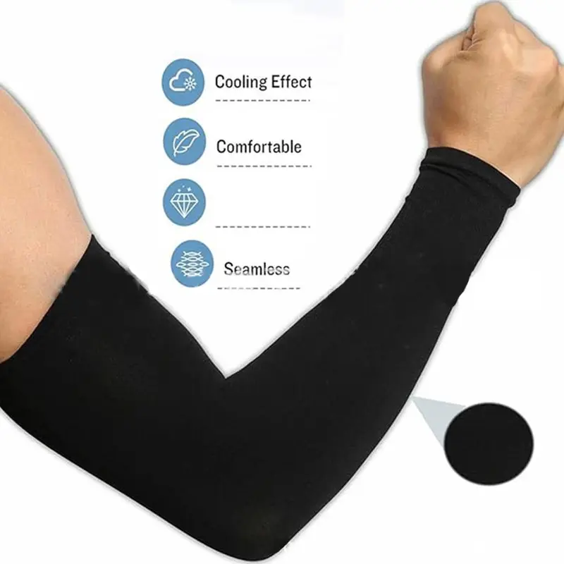 Ống Giữ Cánh Tay Giữ Ấm Cánh Tay Chống Nắng UV, Dành Cho Nam Giới, Thích Hợp Để Đạp Xe, Chạy Bộ Và Đi Xe Đạp, Vỏ Bảo Vệ, Xe Đạp Màu Vàng, K3P7, Hàng Mới Về 1