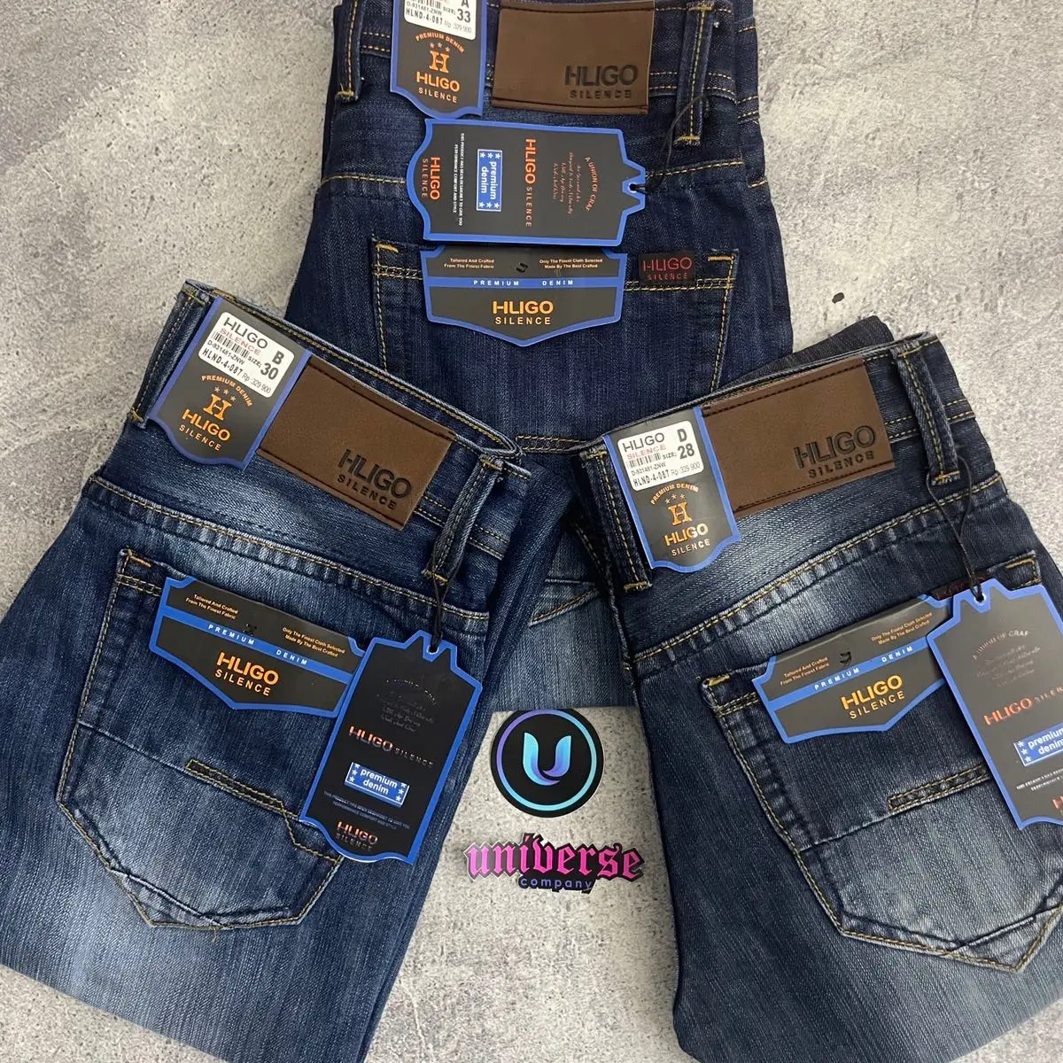 Celana Jeans hugo motif reguler