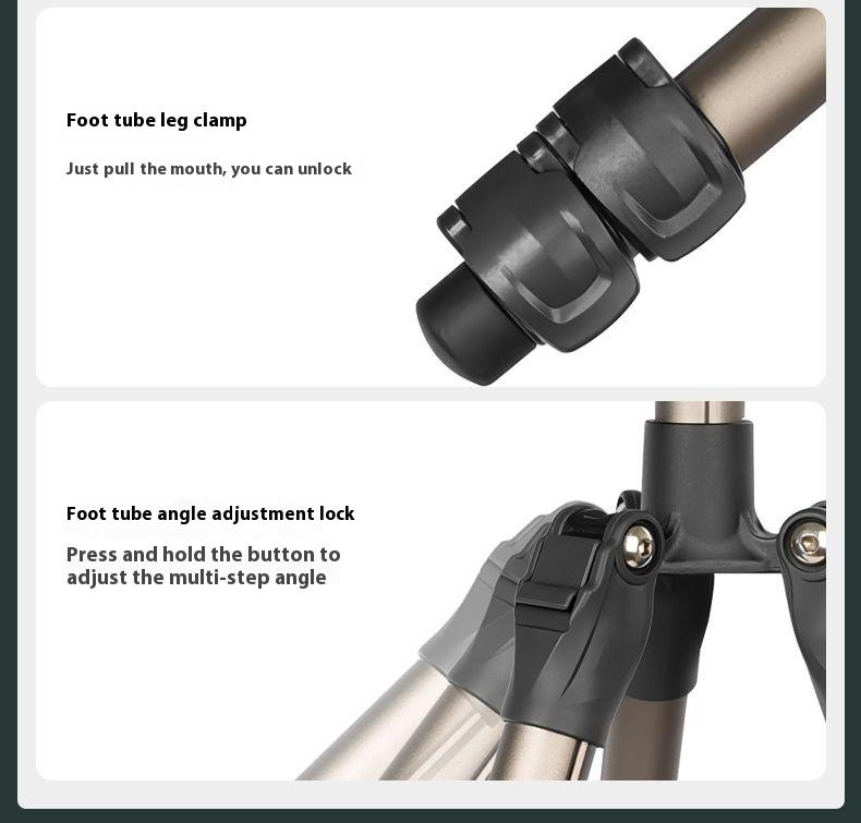 Product Introduction of SL OKSUPER camera tripod photography SLR tripod outdoor portable aluminum alloy hydraulic damping gimbal bracket 24