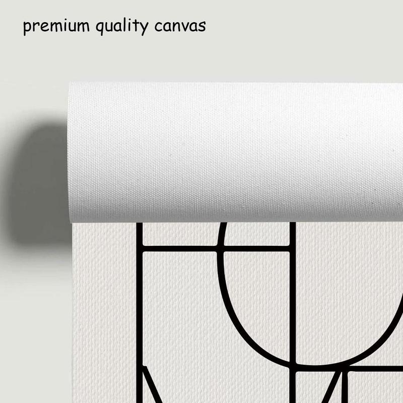 Product Introduction of Modern Hanging Painting, 3 Counts/set Line Pattern Canvas Wall Art Poster, Wall Art Decor for Home Living Room Bedroom Office School 5
