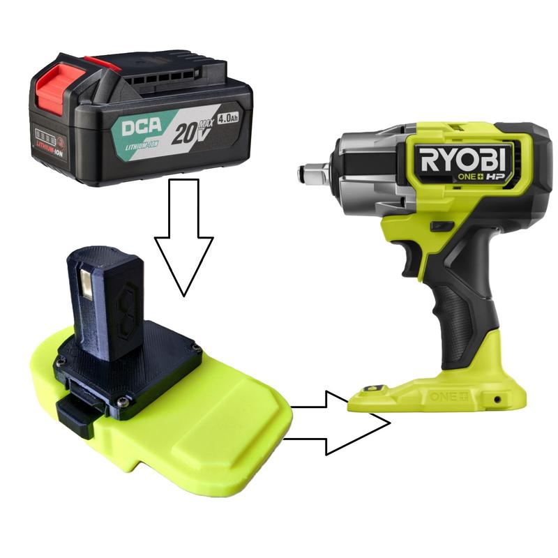 Product Introduction of Đế chuyển pin cho máy Ryobi ONE+ 18v (không bao gồm máy và pin) 7