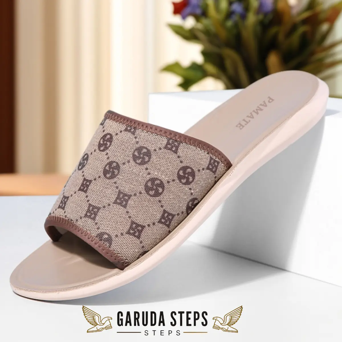 COD Sepatu pria, sandal pria yang trendy, modis, nyaman, dan anti-selip 1 sliders shoes