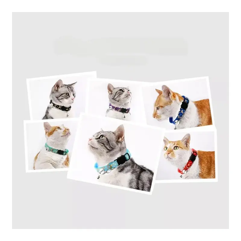 Kalung Lonceng Kucing Anjing Motif MOON & STAR (GESPER KEPALA KUCING) 6