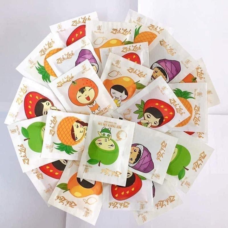 Thạch Zaizai Đức Hạnh loại ngắn 1kg - Đồ Ăn Vặt Thuỷ Béo Food Táo Xanh Làm Mát  Snack bánh kẹo tết 2025